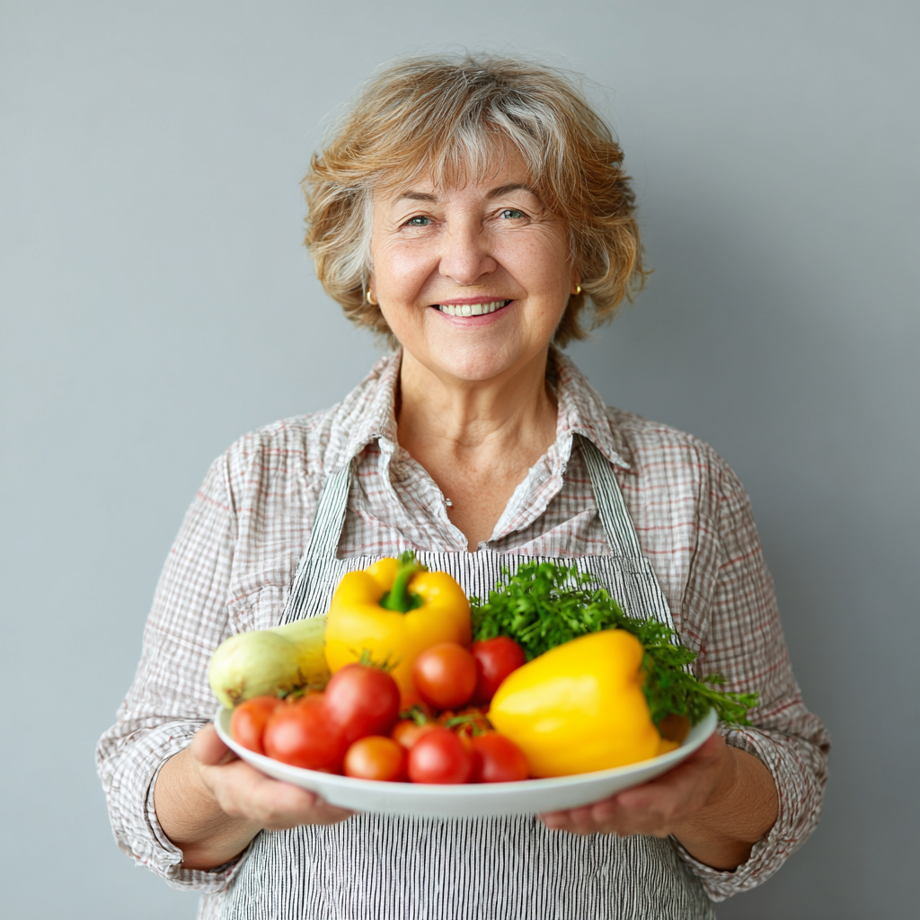 Active Ukrainian seniors drinking water after outdoor exercise, looking refreshed and energetic in natural park setting